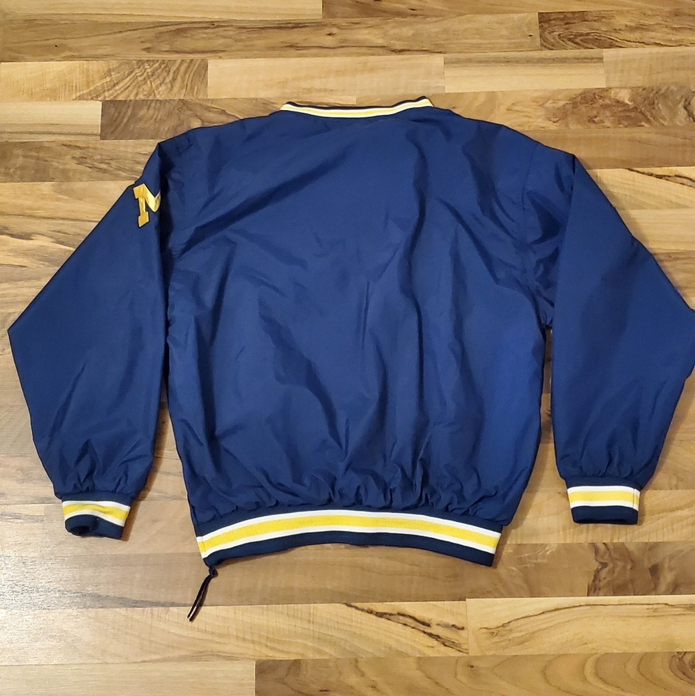 Vtg Genuine Stuff Collegiate Michigan Pullover - Picture 2 of 8